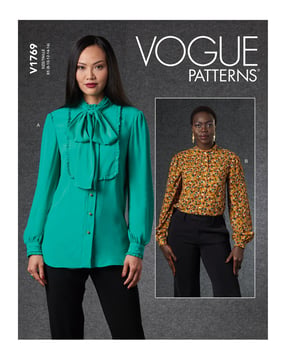 Patron Vogue Blouse Femme #V1769 Taille 42-50
