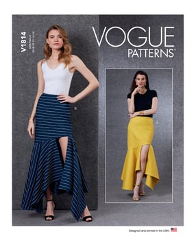Patron Vogue Jupe Femme #V1814 Taille 42-50
