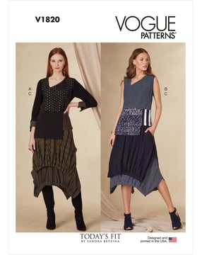 Patron Vogue Jupe en dentelle pour femmes #V1820 Taille 32-50