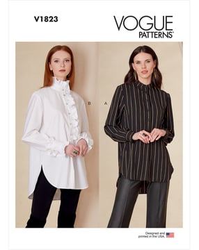 Patron Vogue Chemisier Femme #V1823 Taille 42-50