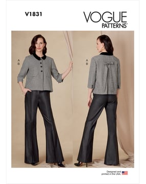 Patron Vogue Top et Pantalon Femme #V1831 Taille 34-42