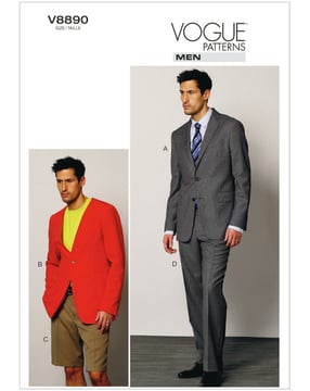 Patrons Vogue Vestes de costume #V8890