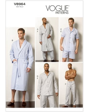 Patron Vogue Pyjama #V8964