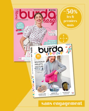 Abonnement sans engagement - Burda Easy + Burda Creative
