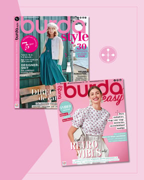 abonnement : burda style 12 maanden + burda easy 12 maanden