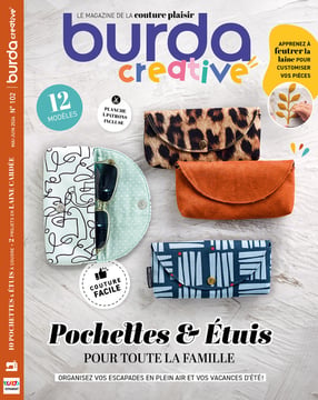 Burda Creative "Pochettes & Étuis pour toute la famille"
