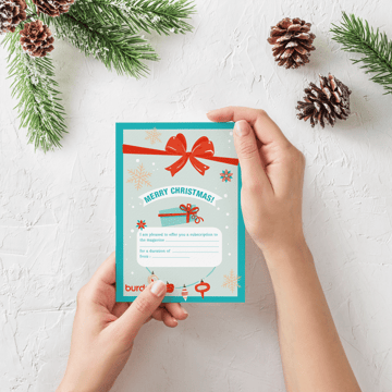 Burda Christmas Gift Card