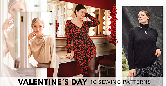 10 Sewing Patterns for Valentine's Day