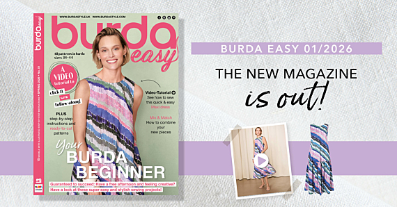 Get off to a Great Start Sewing with Burda Easy March–April 2026