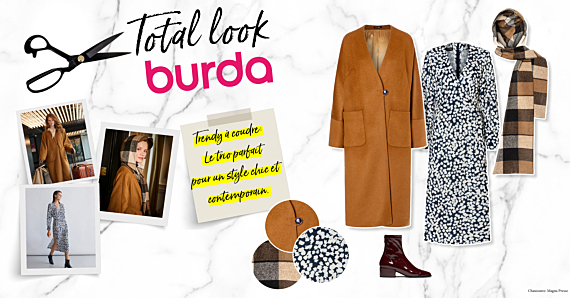 Total Burda look: A Soft, Chic Look for the Season