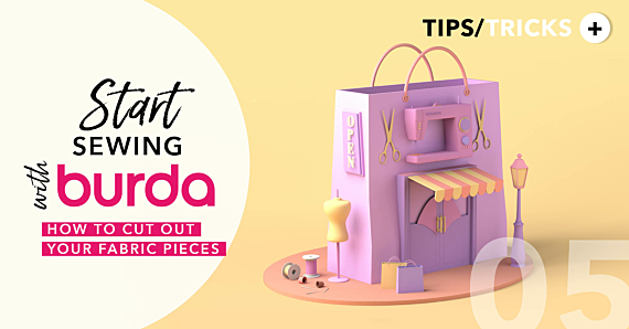 Start Sewing with Burda: How to Cut Pattern Pieces?