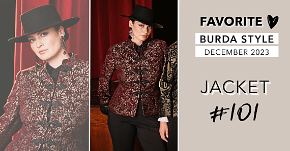 Favorite: The Jacket 101 from the December 2023 Issue of Burda Style