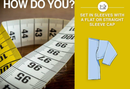 En pratique : comment monter une manche à tête plate ou droite
