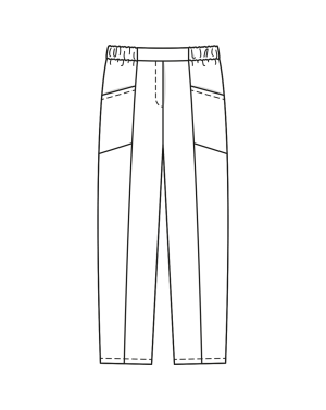 Linen Trousers 404 | Burda Curvy 01/23