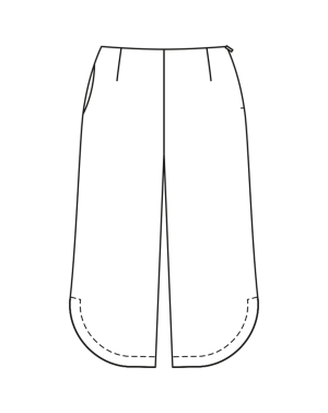 Twill Trousers 409 | Burda Curvy 01/23