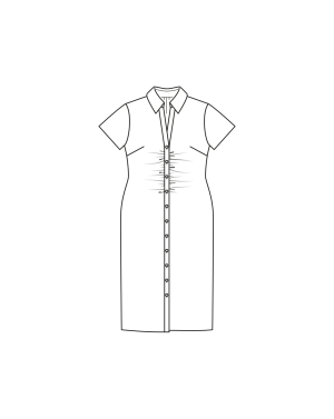 Cotton Dress 401 | Burda Curvy 02/23