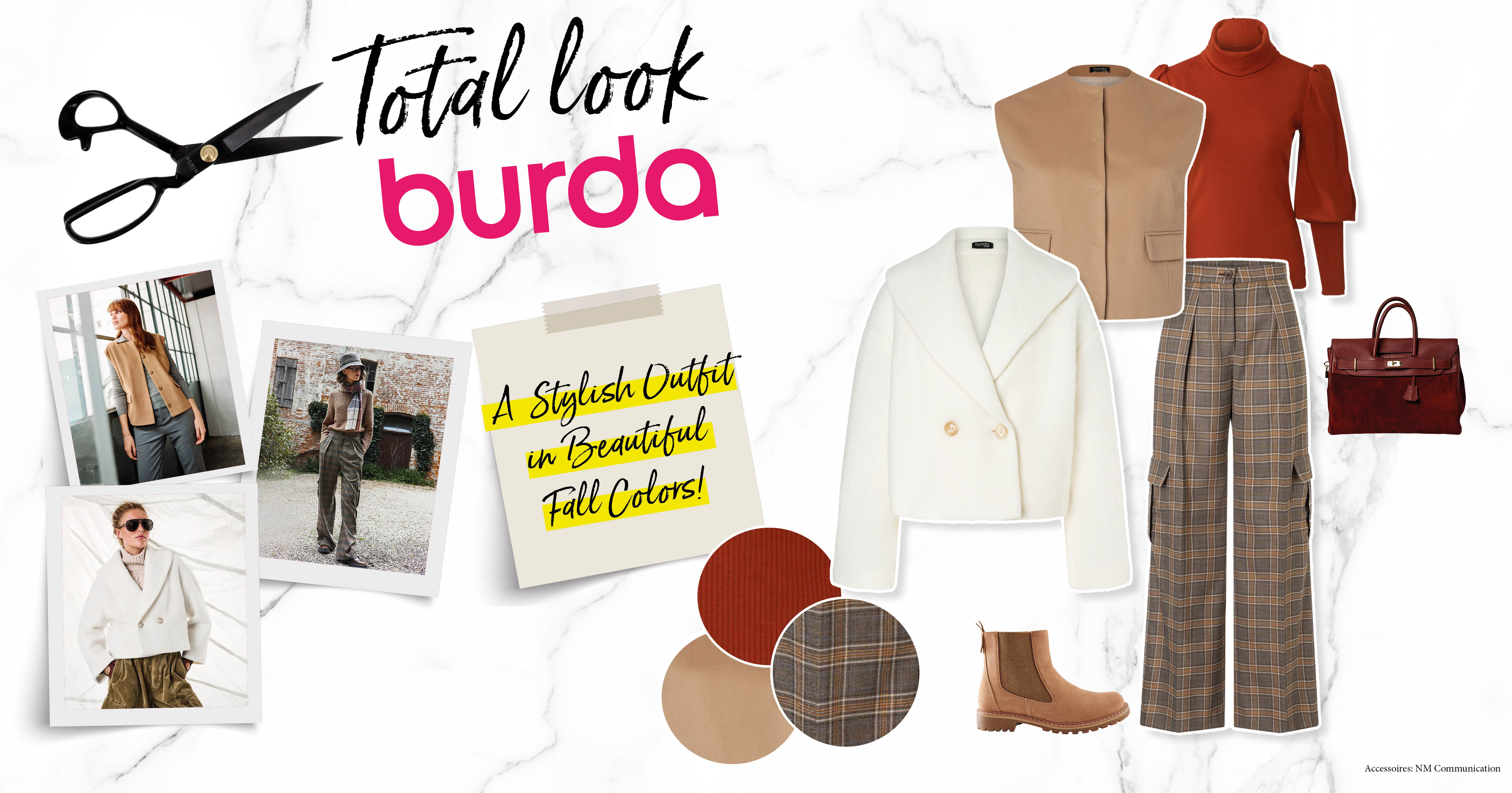 Total Burda Look: Create a Stylish Outfit in Beautiful Fall Colors!