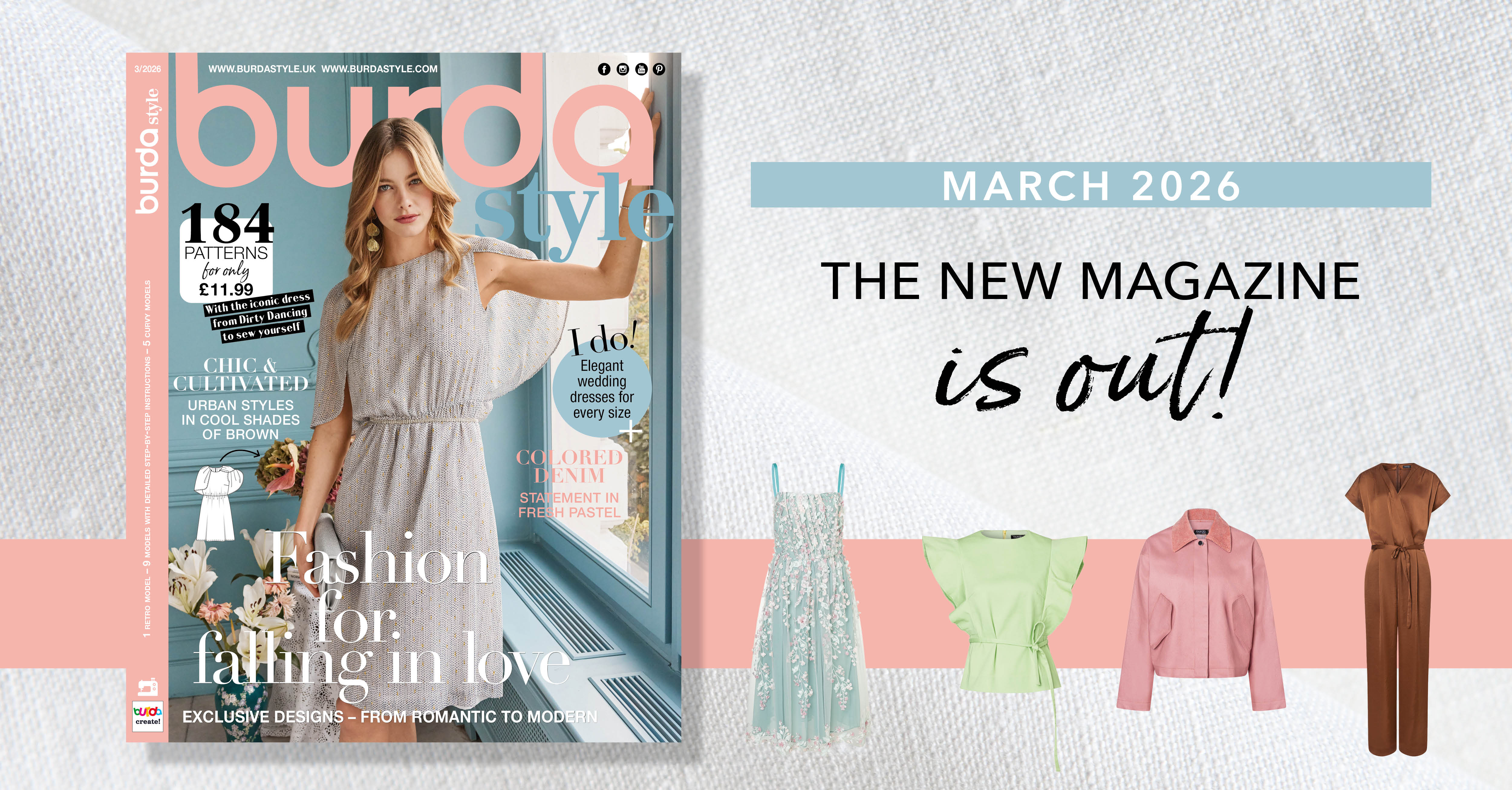 Fashion for Falling in Love - The New Burda Style for March 2026