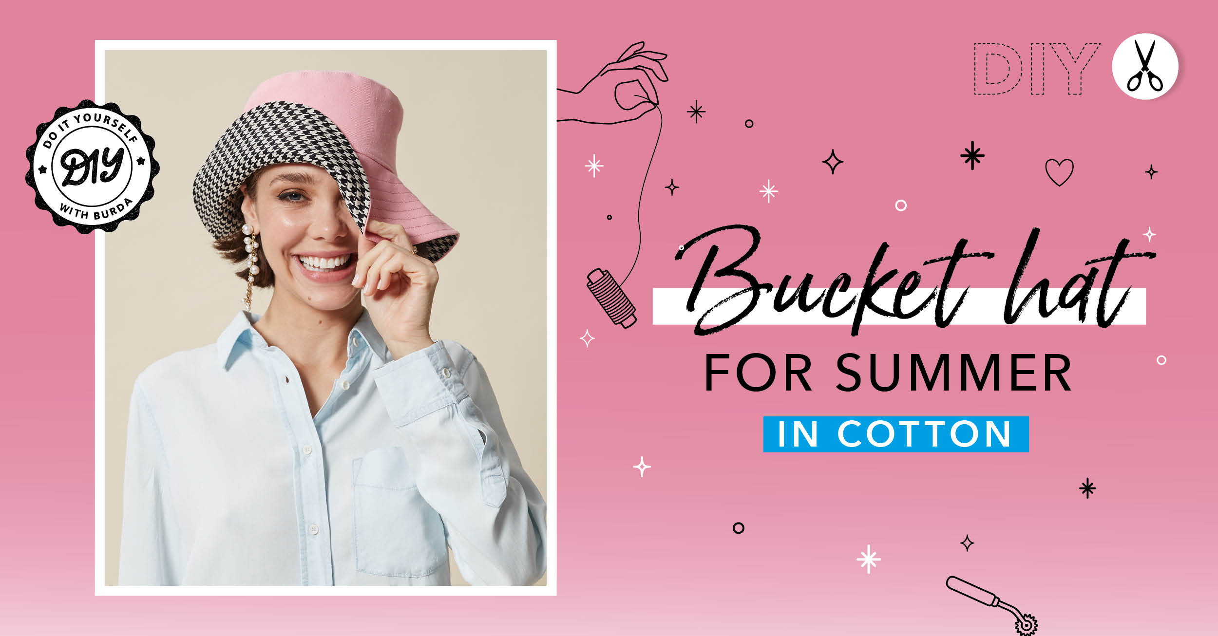 DIY: Sew a Bucket Hat for Summer