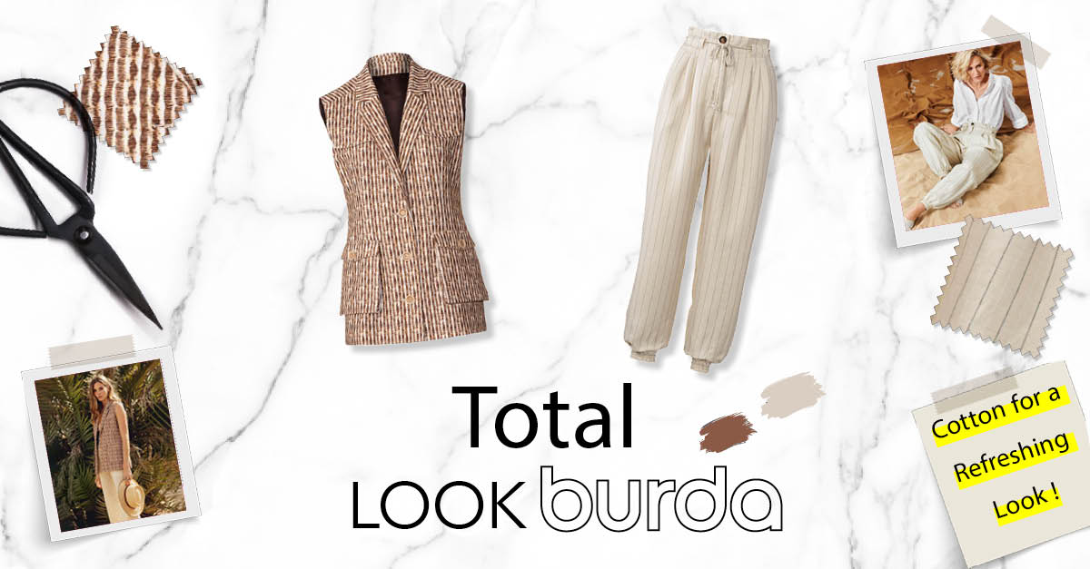 Burda Style Look: Cotton for a Refreshing Look!