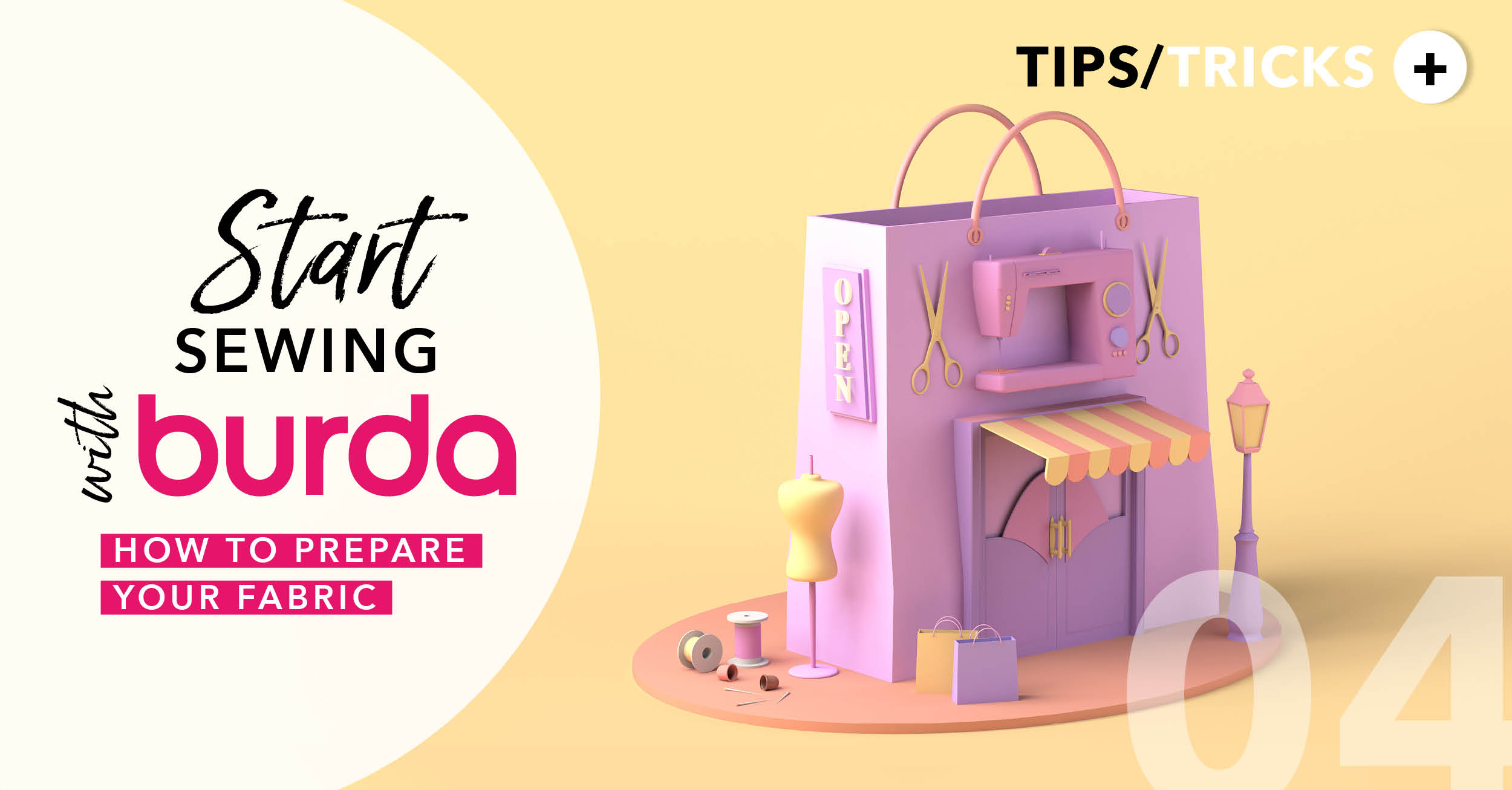 Start Sewing with Burda: How to Prepare Your Fabric