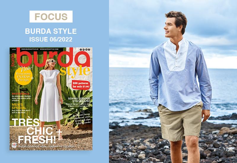 Focus: Burda Style Issue 06/2022: Summer Shirts for Men