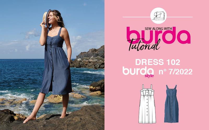 Video: Summer Dress 102 - Burda Style 07/2022