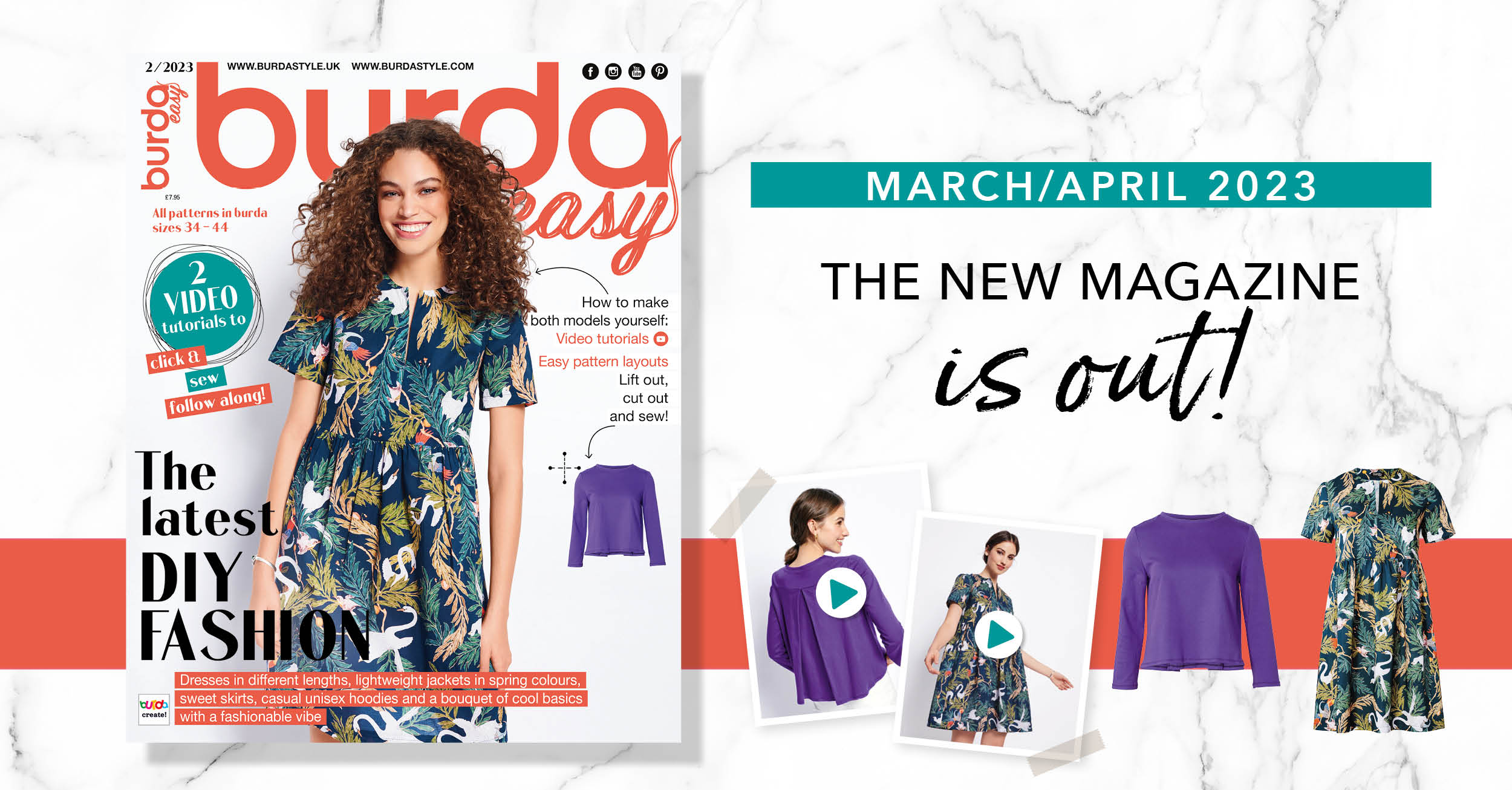 March / April 2023: The New Issue of Burda Easy Is Out Now!