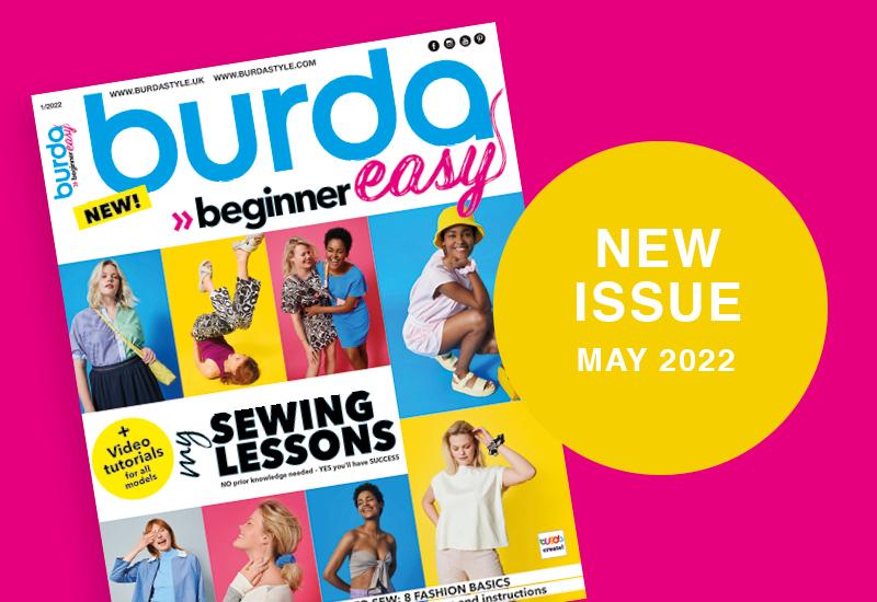FOR THE VERY FIRST TIME: The New Burda Beginner Mook!