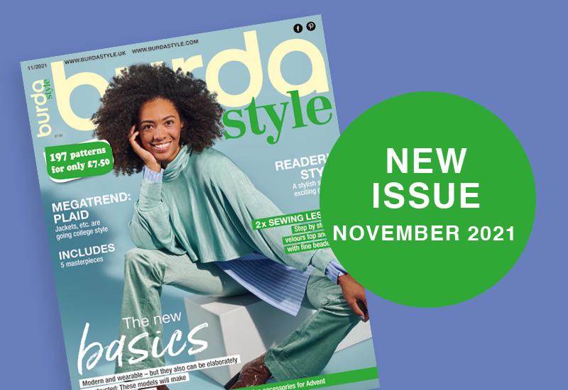 The New Issue of Burda Style November 2021 Is Out in Shops Now!
