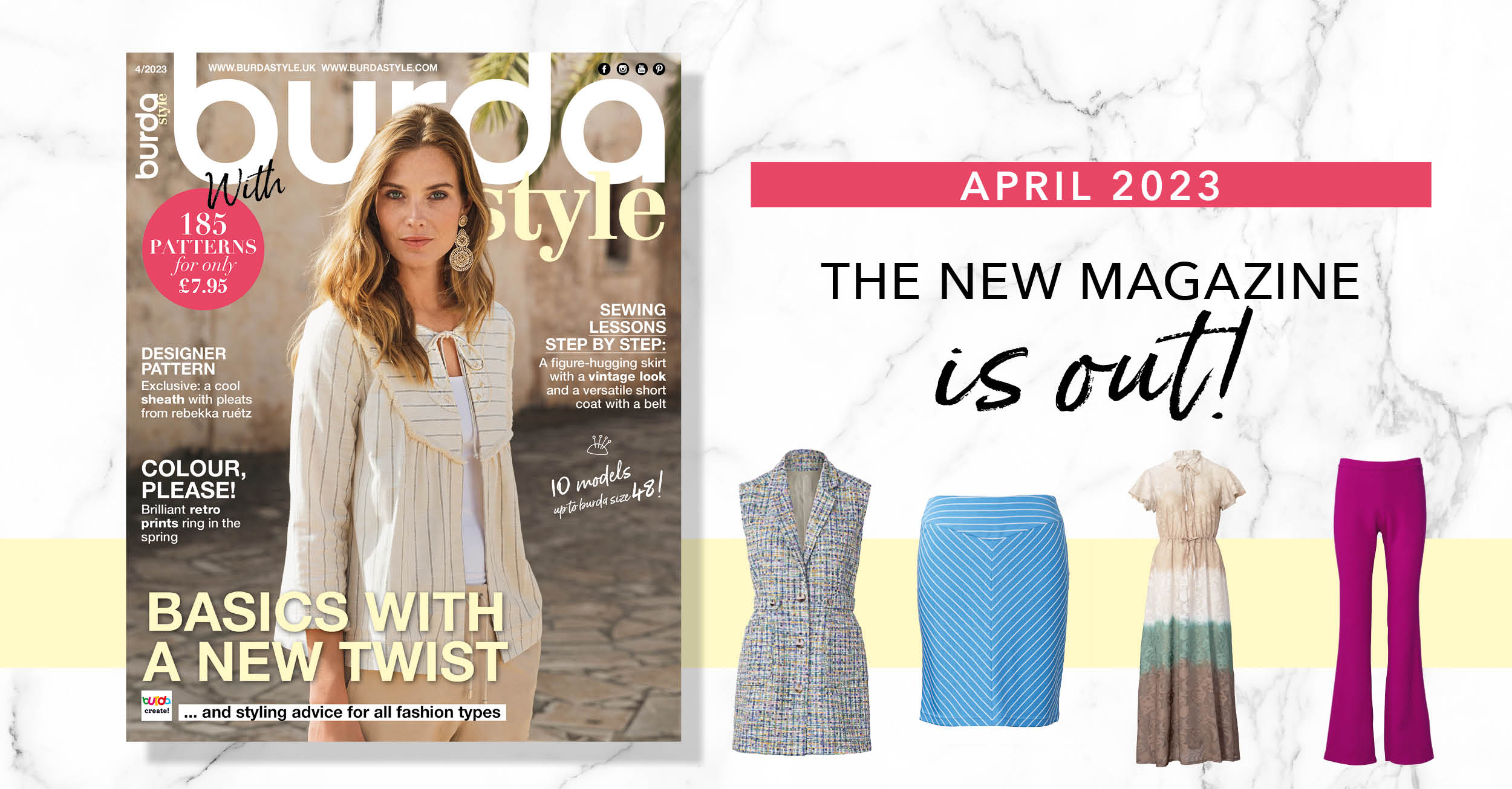 April 2023: The Latest Issue of Burda Style Is Out!