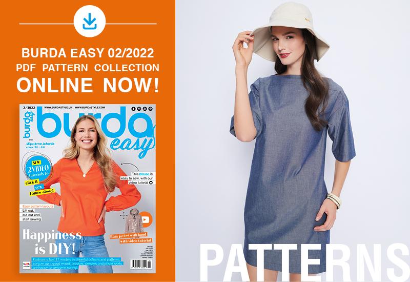 The Collection of PDF Patterns from Burda Easy No. 02/2022 Is Online Now!