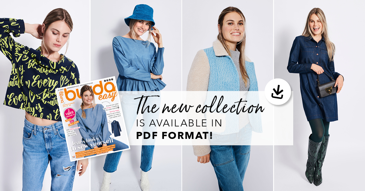 The Collection of PDF Patterns from Burda Easy No. 6/2022 Is Online Now!
