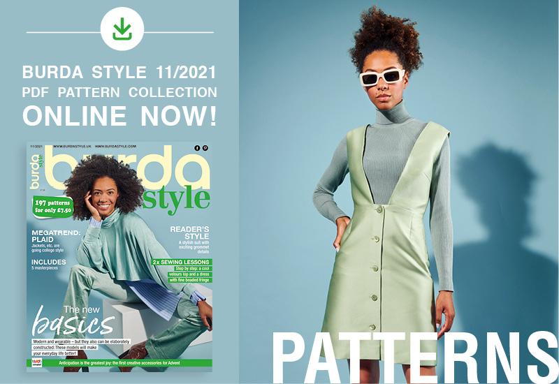 The Collection of PDF Patterns from the November Issue of Burda Style Is Online Now!
