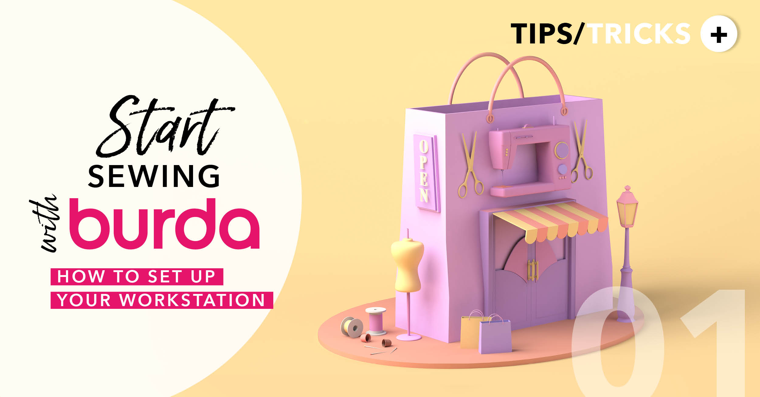 Sewing Techniques With Burda: How to Set Up Your Workstation