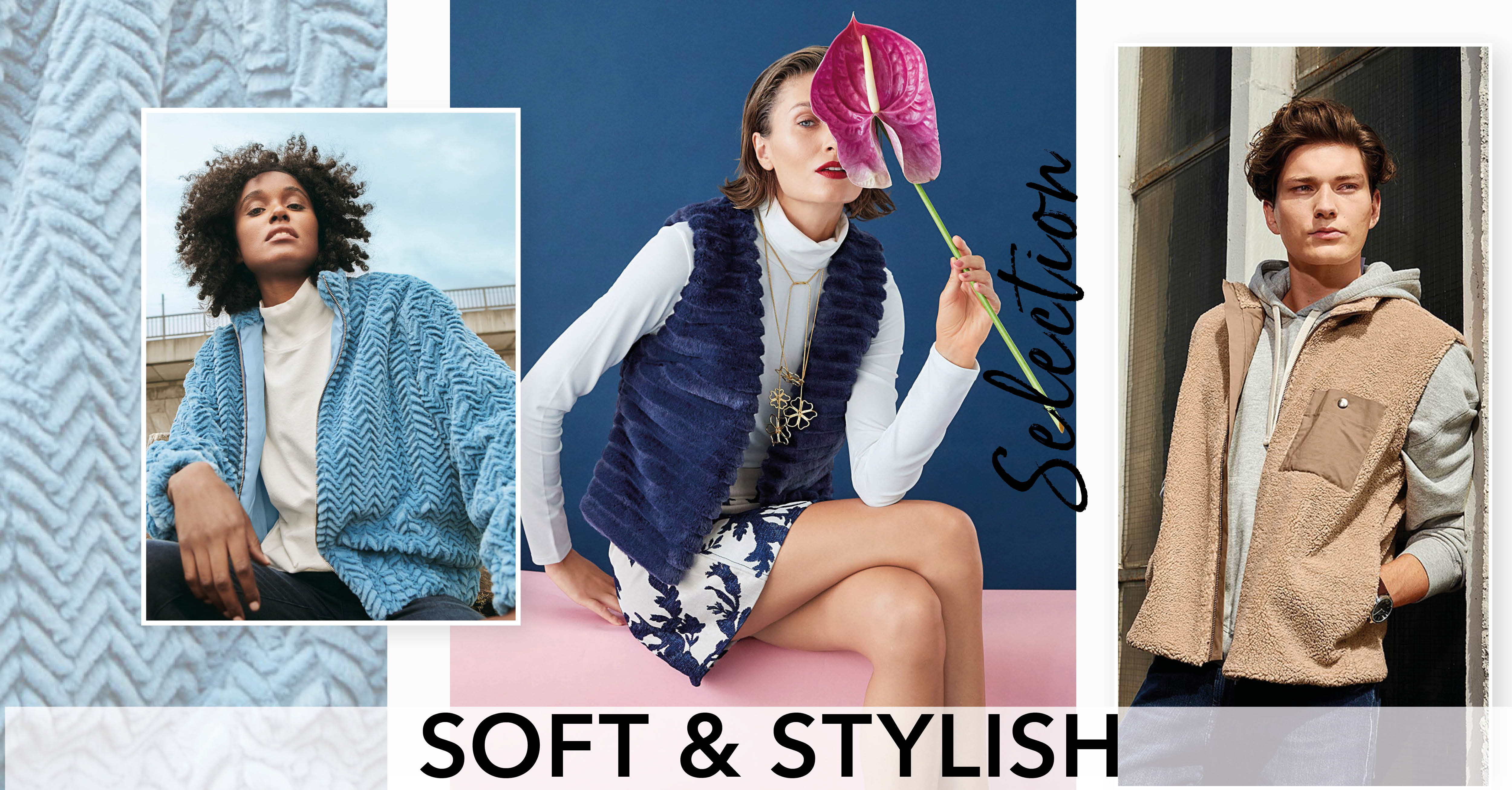 Selection: Soft & Stylish - Turning Plush Fabrics into Irresistible Designer Garments 
