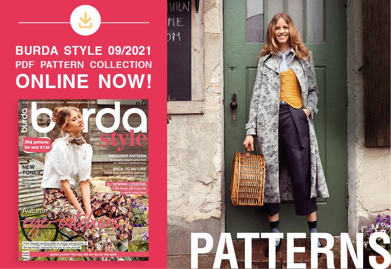 Burda Style 09/2021 PDF pattern collection online now
