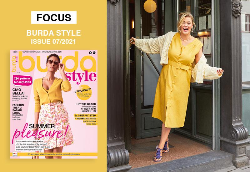Spotlight on the Plus Collection from the July 2021 Issue of Burda Style: Ciao, Bella!