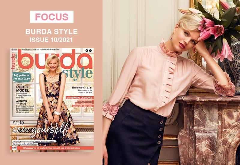 Spotlight on the October 2021 Issue of Burda Style: Couture Delights