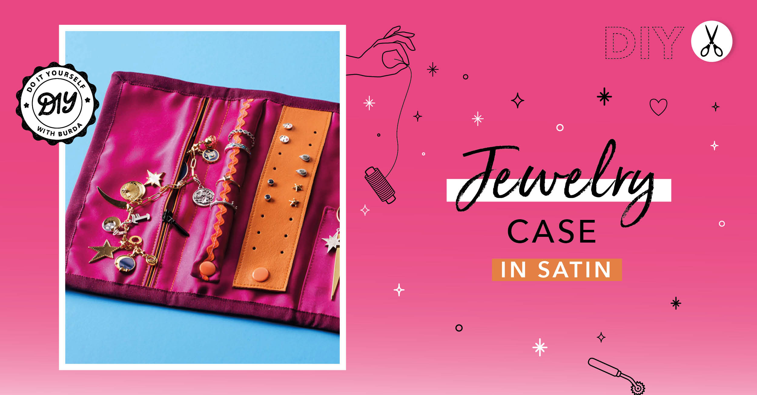 DIY: A Satin Jewelry Case
