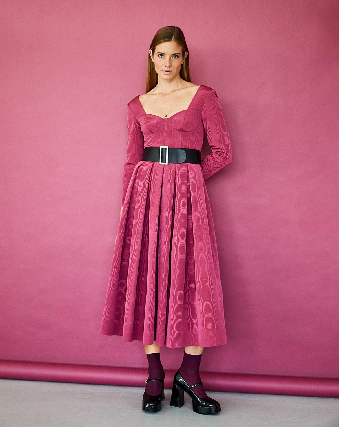 Jacquard Dress 130 | Burda Style 11/23 Jacquard Dress 130 | Burda Style 11/23