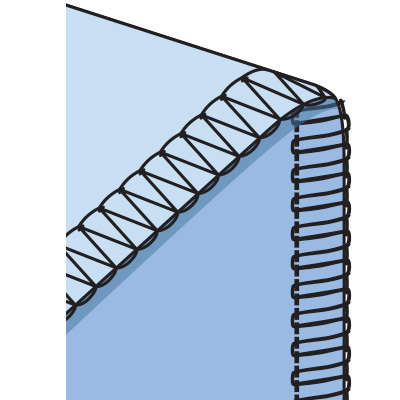 3-thread overcast stitch, wide: (4) 3-thread overcast stitch, wide: (4)