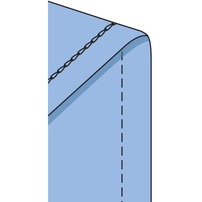 Chain stitch: (8) Chain stitch: (8)