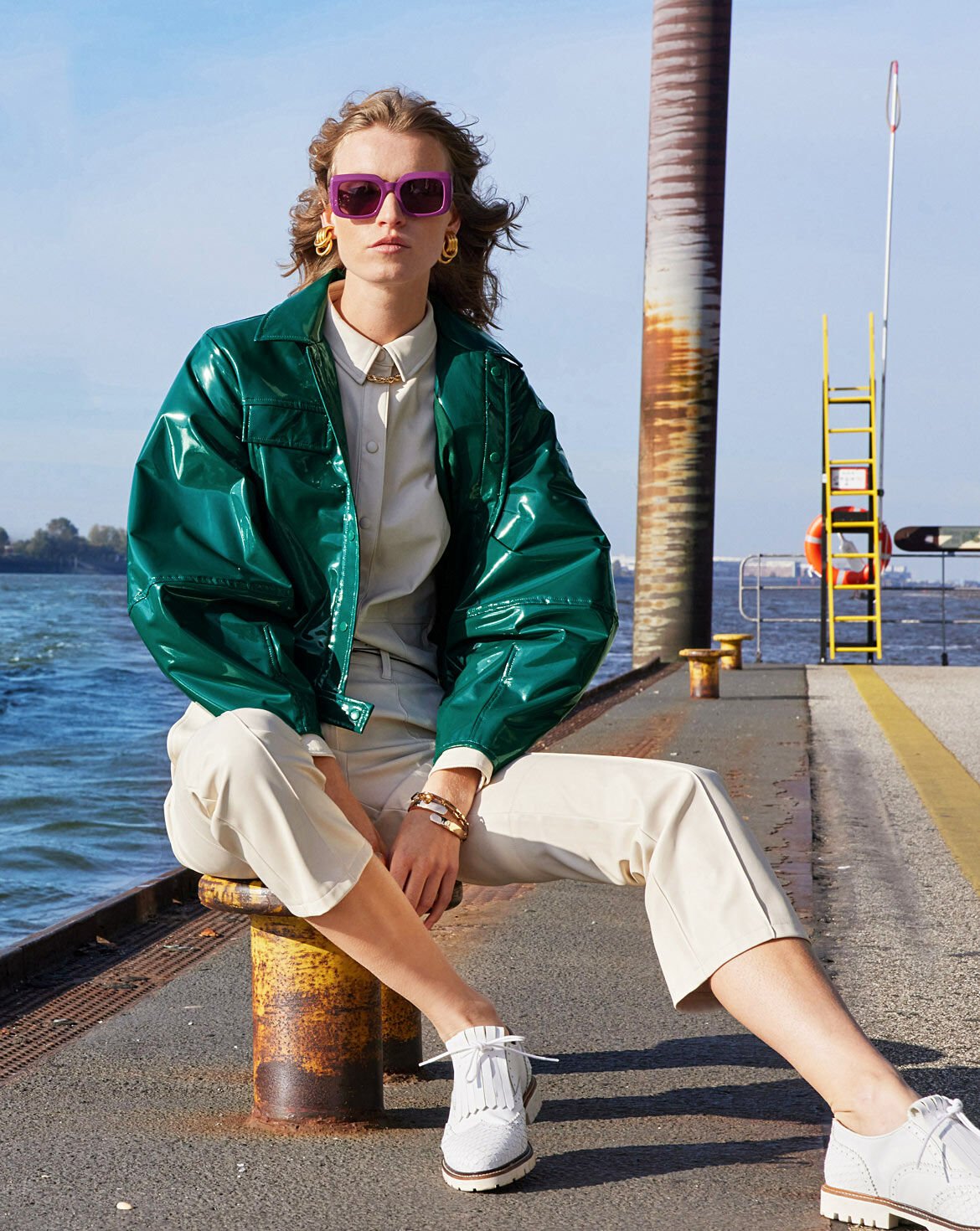 Faux Leather Jacket 108 | Burda Style 03/25 Faux Leather Jacket 108 | Burda Style 03/25