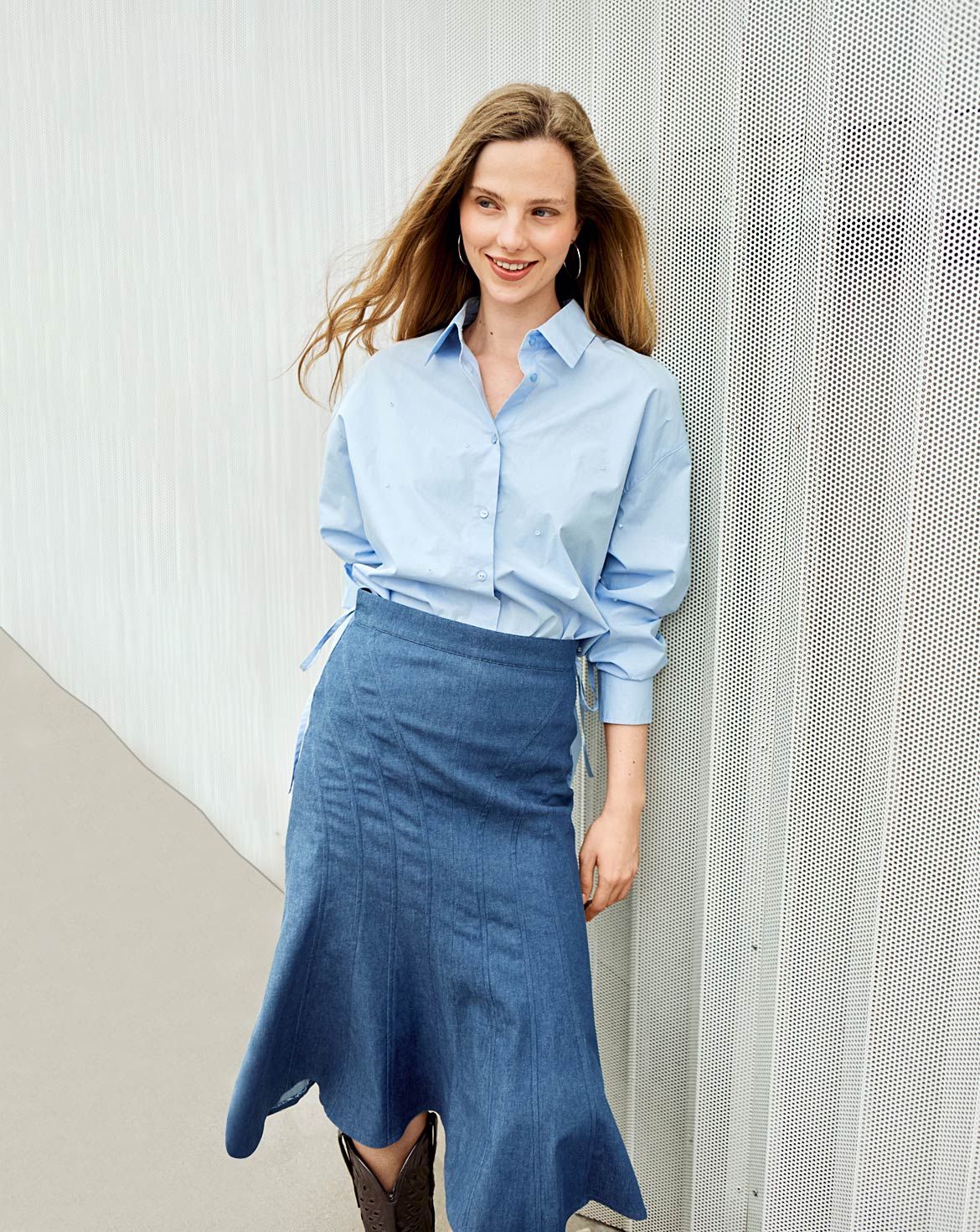 Denim Skirt 108 | Burda Style 09/24 Denim Skirt 108 | Burda Style 09/24