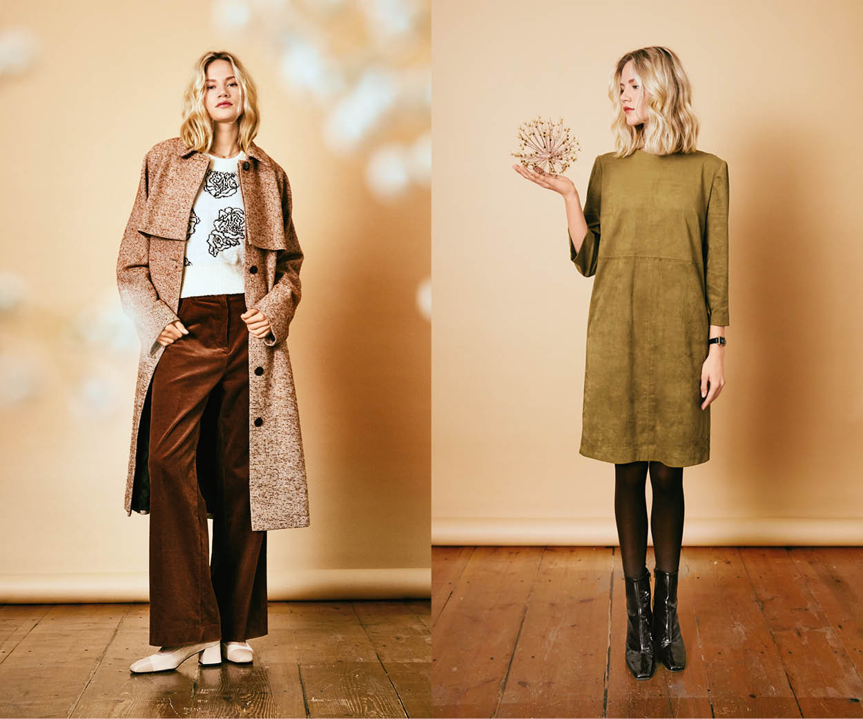 The softness of muted tones
