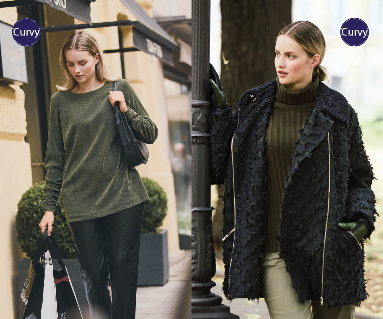 Cuvry Collection: Black & Olive Green, a Winter Duo