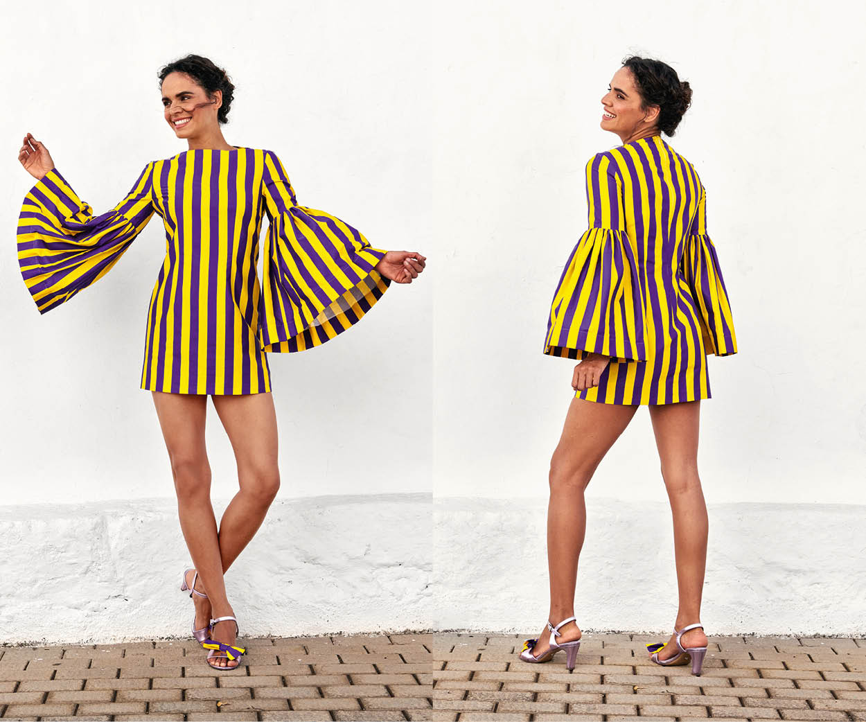 Reader's choice: a trumpet sleeve dresss Reader's choice: a trumpet sleeve dress