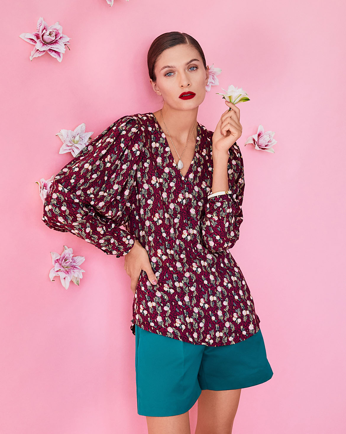 Viscose Blouse 104 | Burda Style 01/23