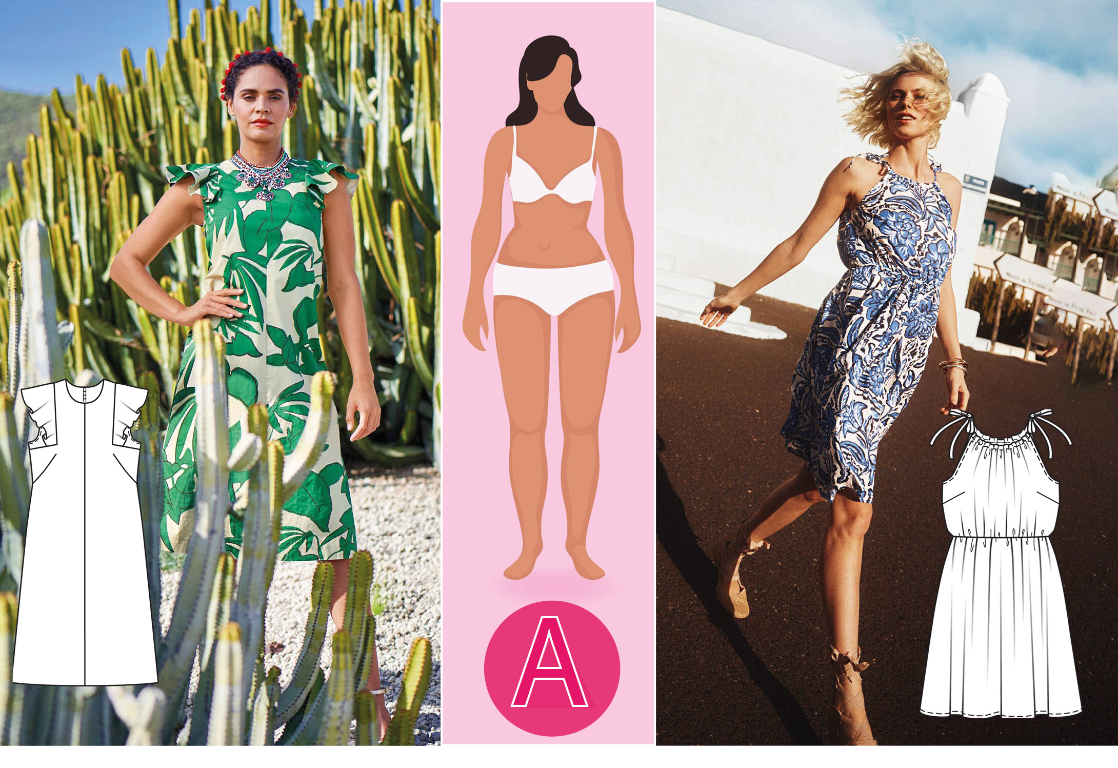 Selection - Summer Dresses Best Suited for Your Body Shape! | BurdaStyle.com